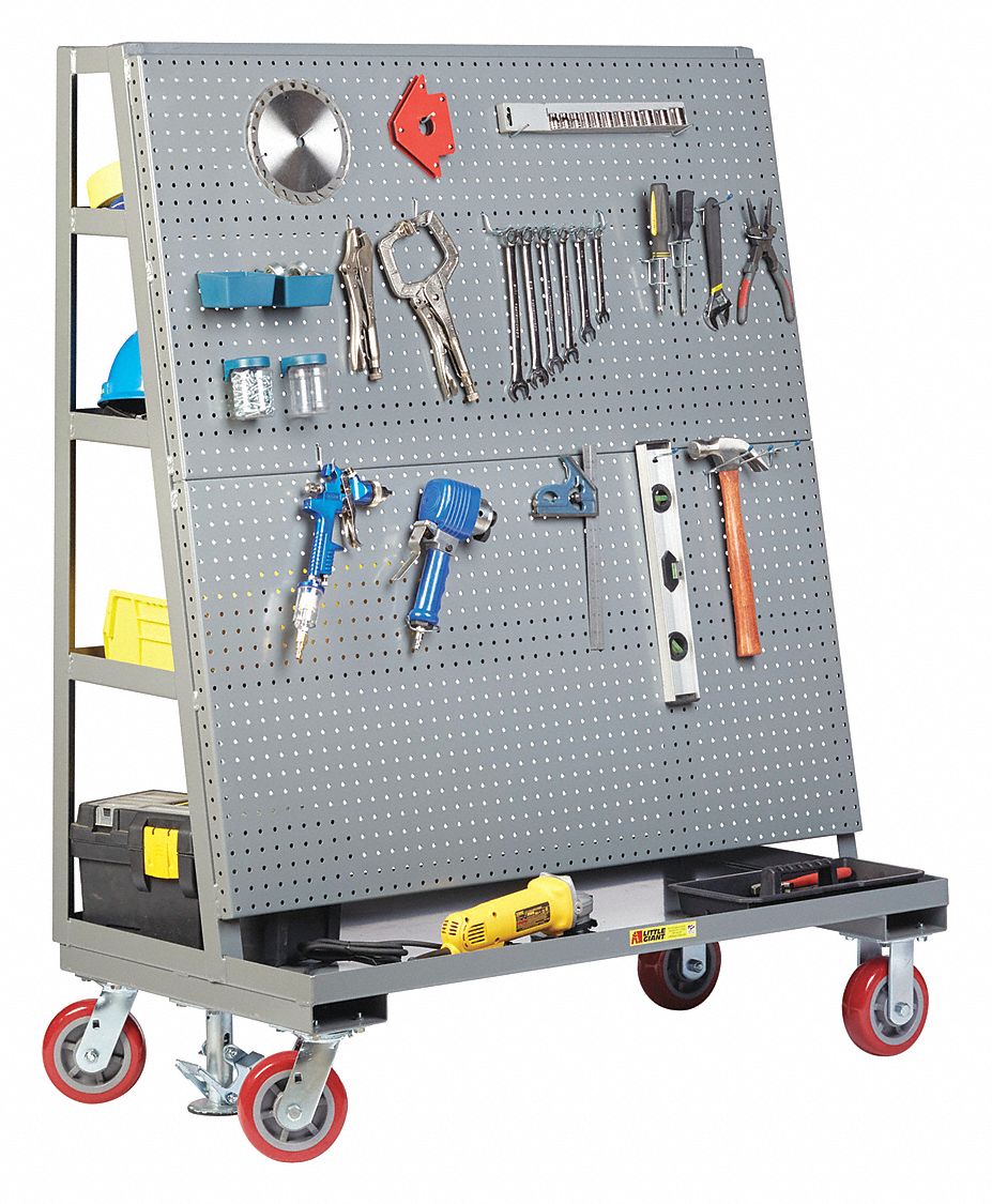 Mobile Pegboard, w/Back
