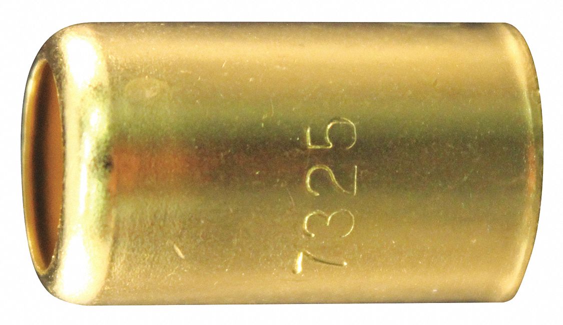 HOSE FERRULE, BRASS, 0.562 IN INSIDE DIAMETER