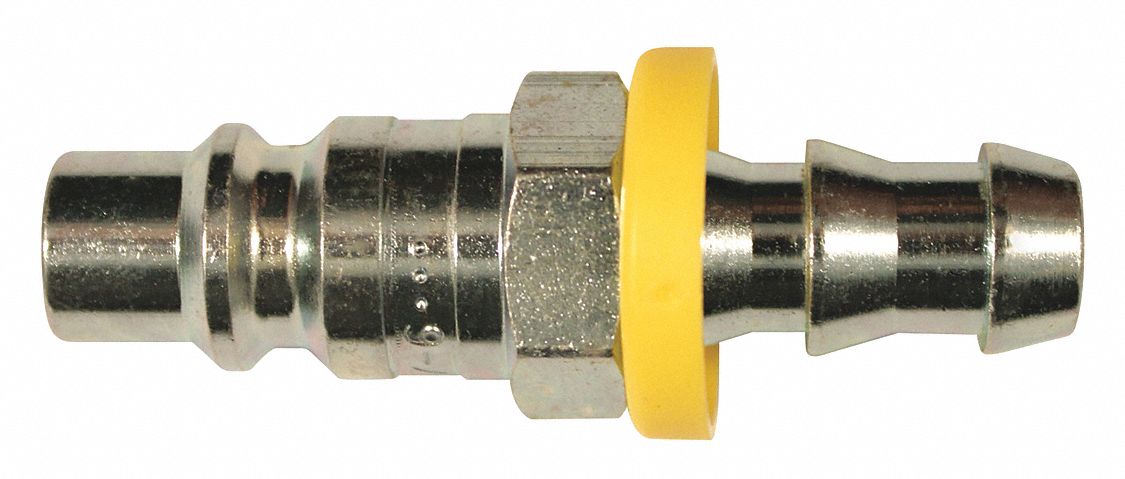 HOSE BARB, NYLON, 3/8 IN INSIDE DIAMETER, HOSE BARB CONNECTION, 3/8 IN HOSE FITTINGS