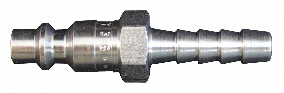 PLUG, 1/4 IN THREAD, 250 °  F, BRASS, 300 PSI AT 70 °  F, 1/4 IN ID, HOSE BARB CONNECTION