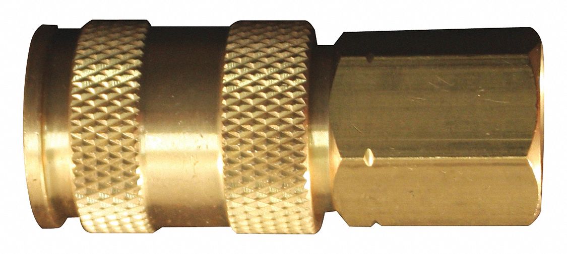 V STYLE HIGH FLOW COUPLER,3/8" FNPT