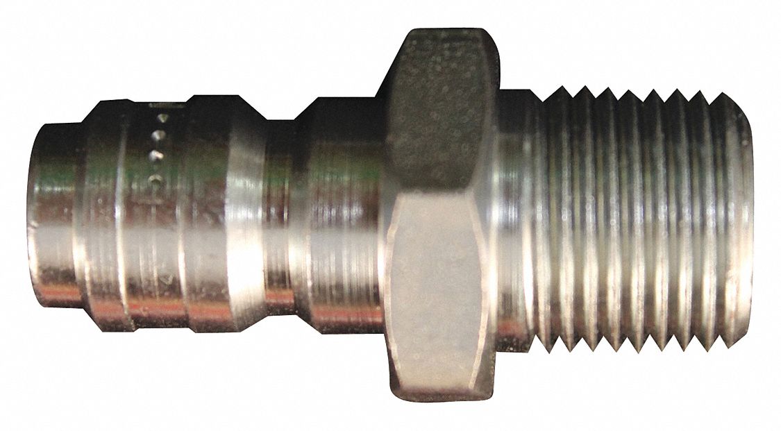 PLUG, 3/8 IN THREAD, STEEL, 3/8 IN INSIDE DIAMETER, NPT CONNECTION