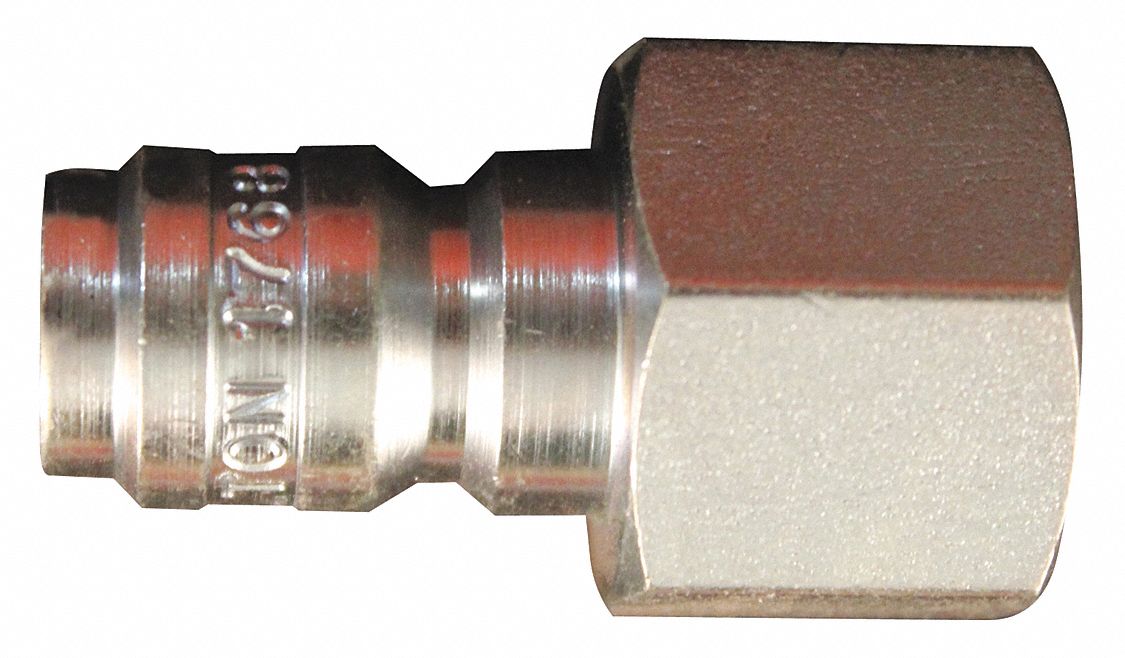 STRAIGHT THROUGH PLUG,1/4" FNPT