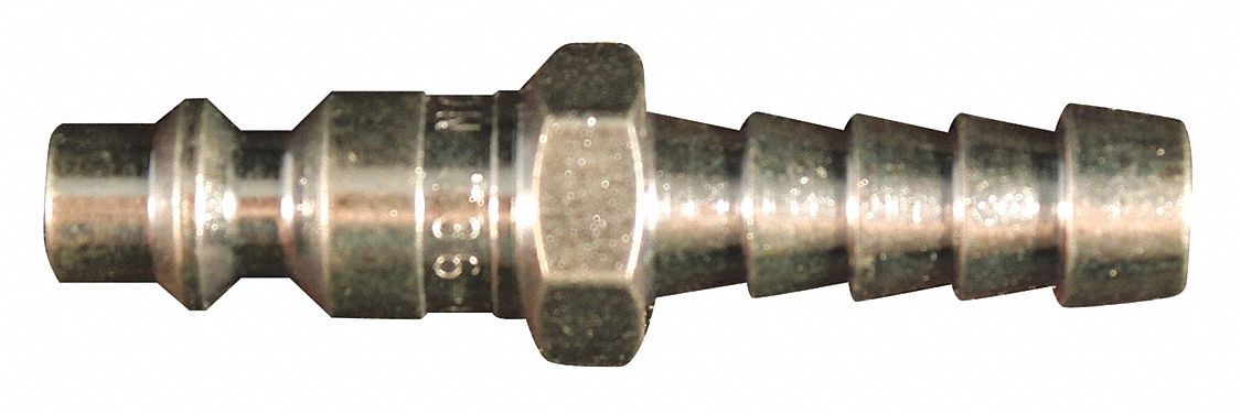 PLUG, 3/8 IN THREAD, 250 °  F, BRASS, 300 PSI AT 70 °  F, 3/8 IN ID, HOSE BARB CONNECTION