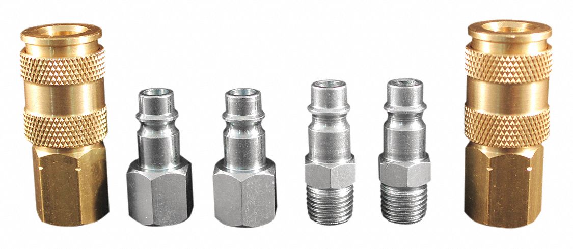 V STYLE COUPLER AND PLUG KIT,6 PCS