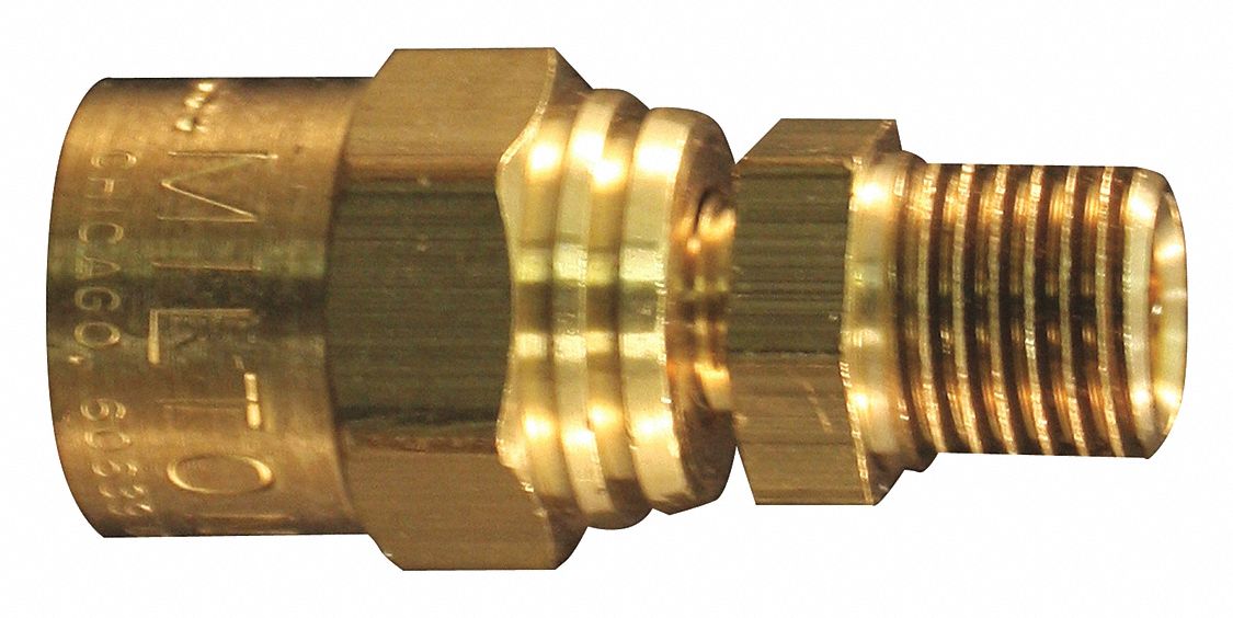 REUSABLE HOSE END,1/4 MNPT,5/8