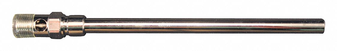BRASS BLOW GUN EXTENSION, FOR S-120/S-160/S-165, STEEL, 6 IN EXTENSION L, 5 PK