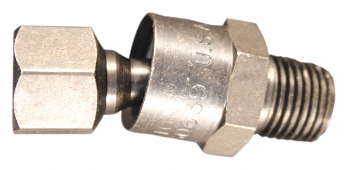 SWIVEL HOSE FITTING,1/4