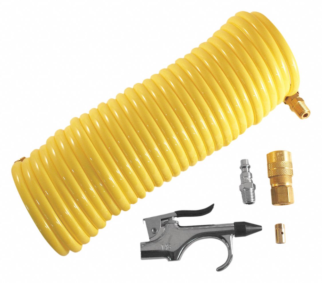 REKOIL HOSE SAFETY BLOW GUN KIT, 1/4 IN NPT MALE