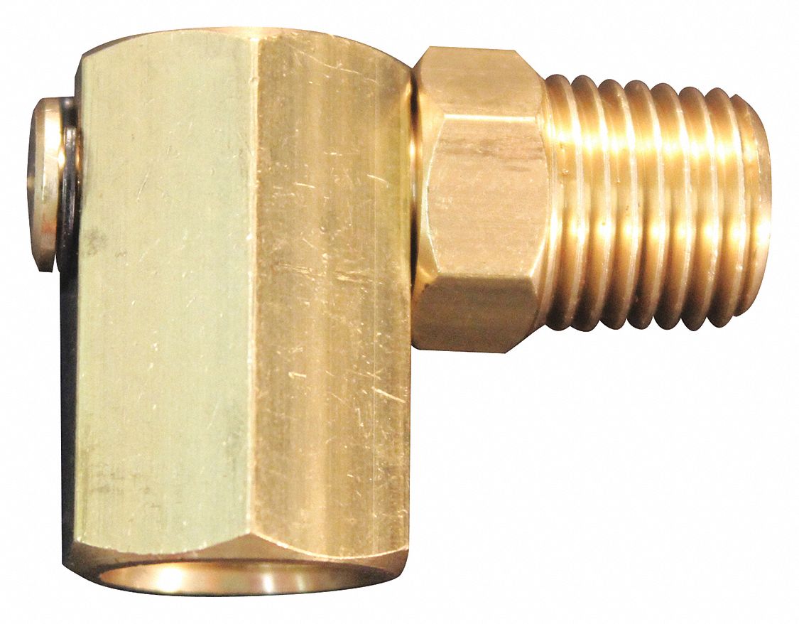 L SWIVEL ADAPTER,1/4" NPT