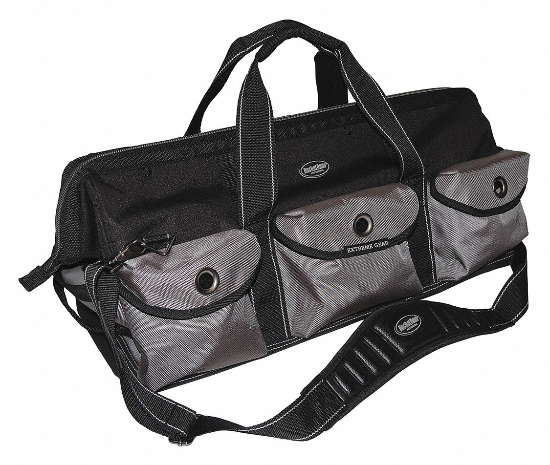 BUCKET BOSS, Polyester, 29 Pockets, Tool Bag 50HA5765024 Grainger
