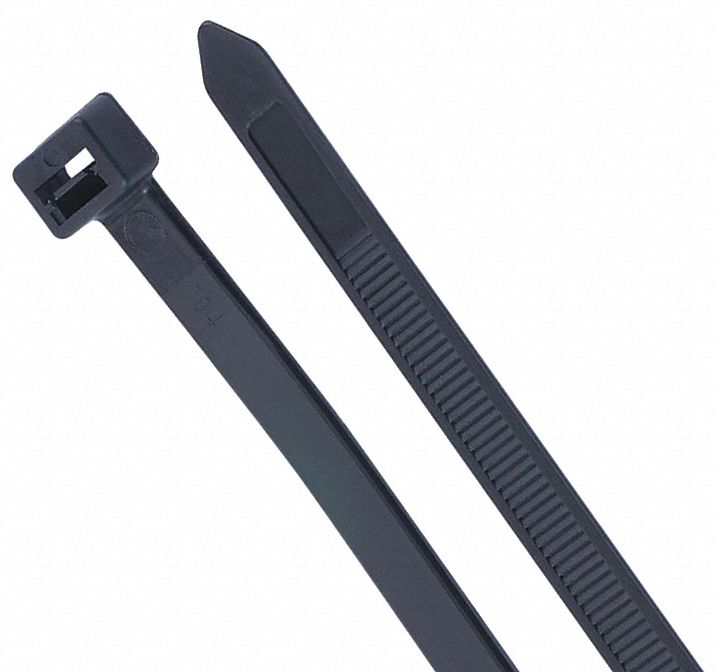 Cable Tie, Hvy-Duty, 24", Black, PK10, PK10
