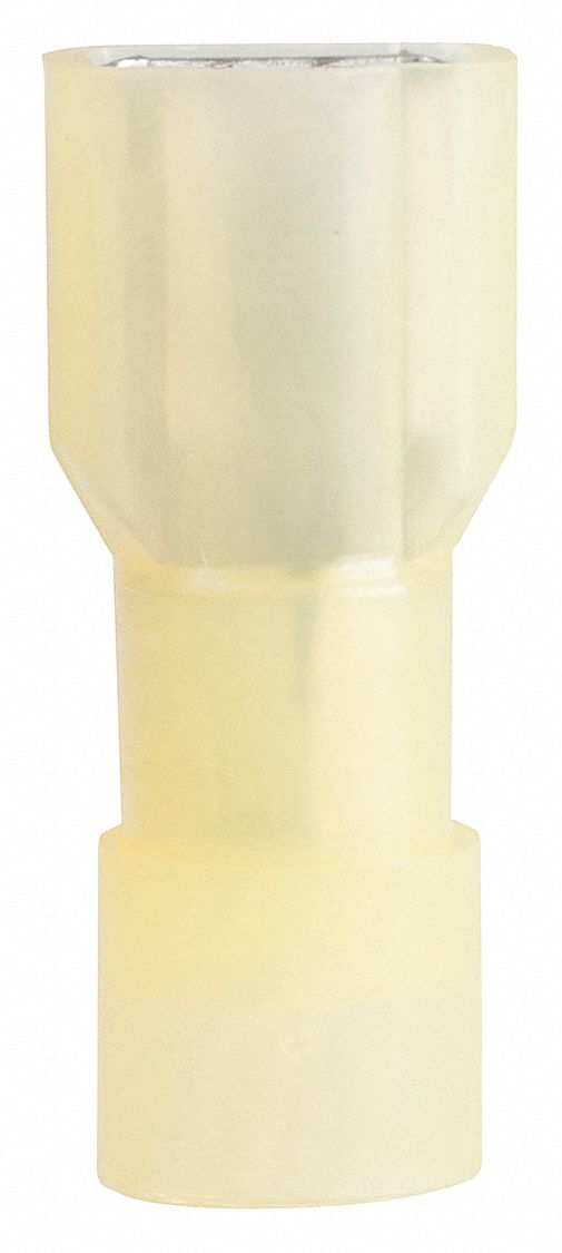 Disconnect Female 10 to 12 AWG Yllw PK50