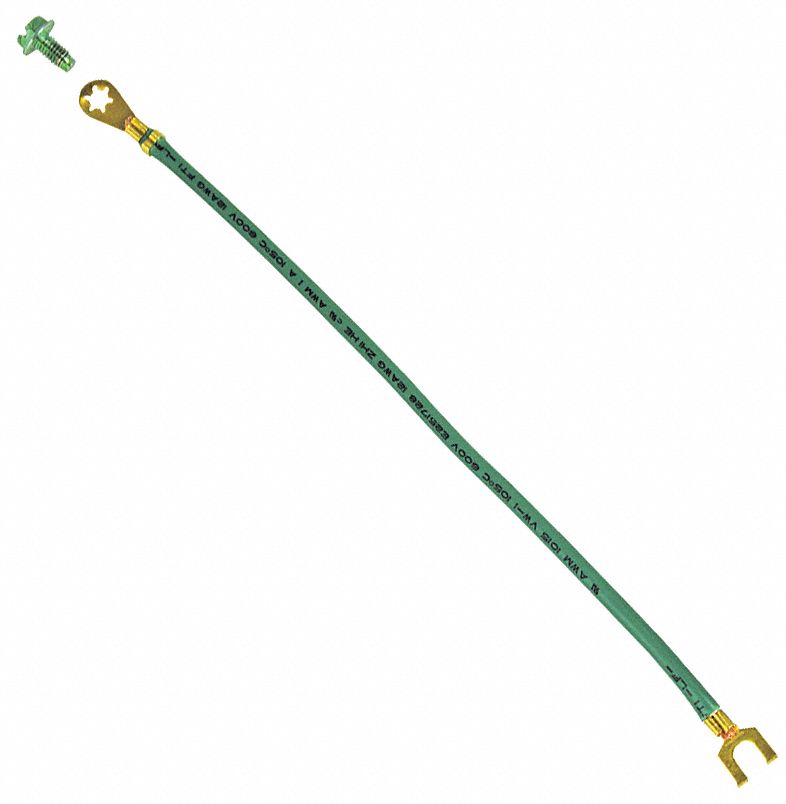 Pigtail, w/Screw, 8", 12 AWG, PK25