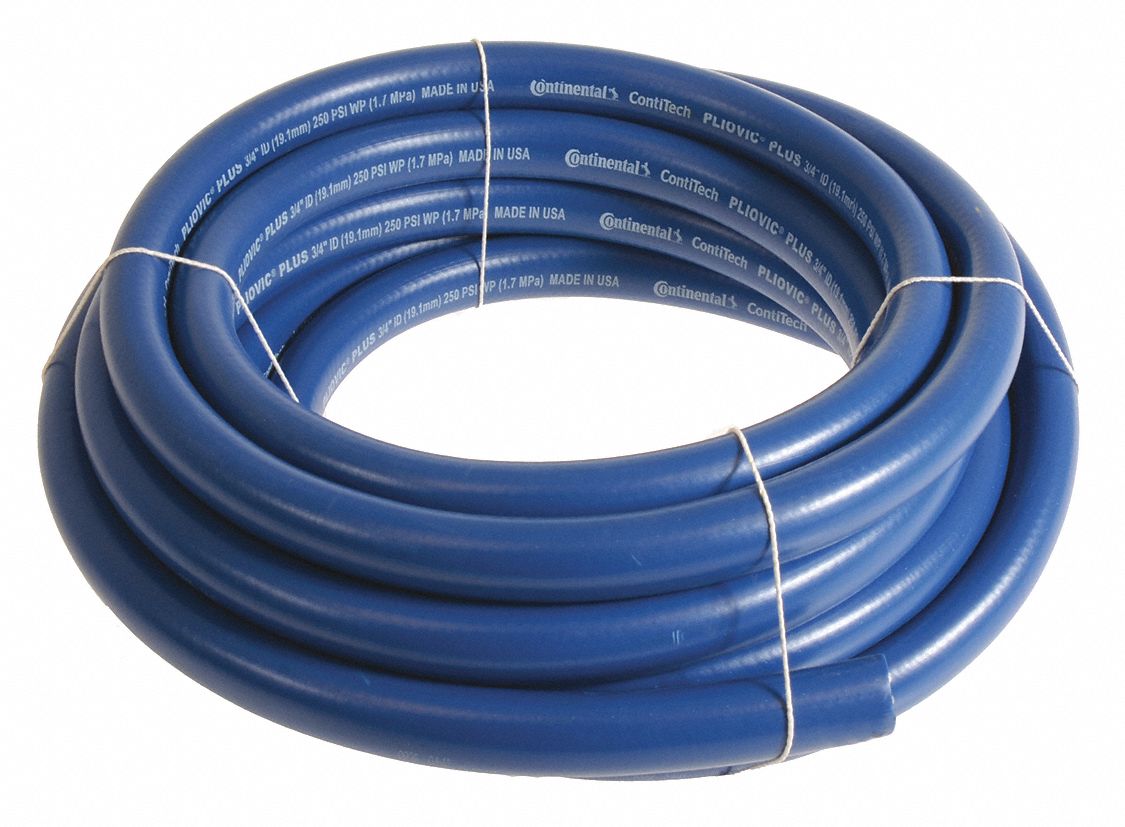 CONTINENTAL PLY07525-100-41 3/4" x 100 ft PVC Coupled Multipurpose Air Hose 250 