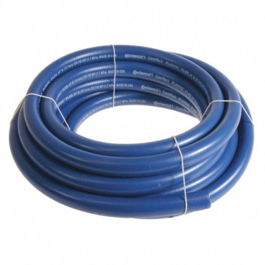 CONTINENTAL Air Hose: 1 in Hose Inside Dia., Blue, 300 psi Max. Working  Pressure @ 70 F