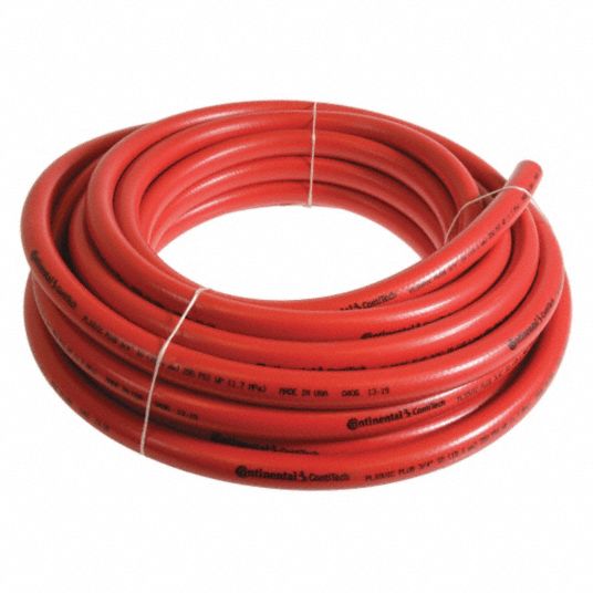 CONTINENTAL Air Hose: 3/4 in Hose Inside Dia., Red, 250 psi Max. Working  Pressure @ 70 F