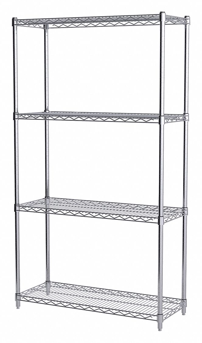 Wire Shelving Unit 14 x36 x63 4-Shelf