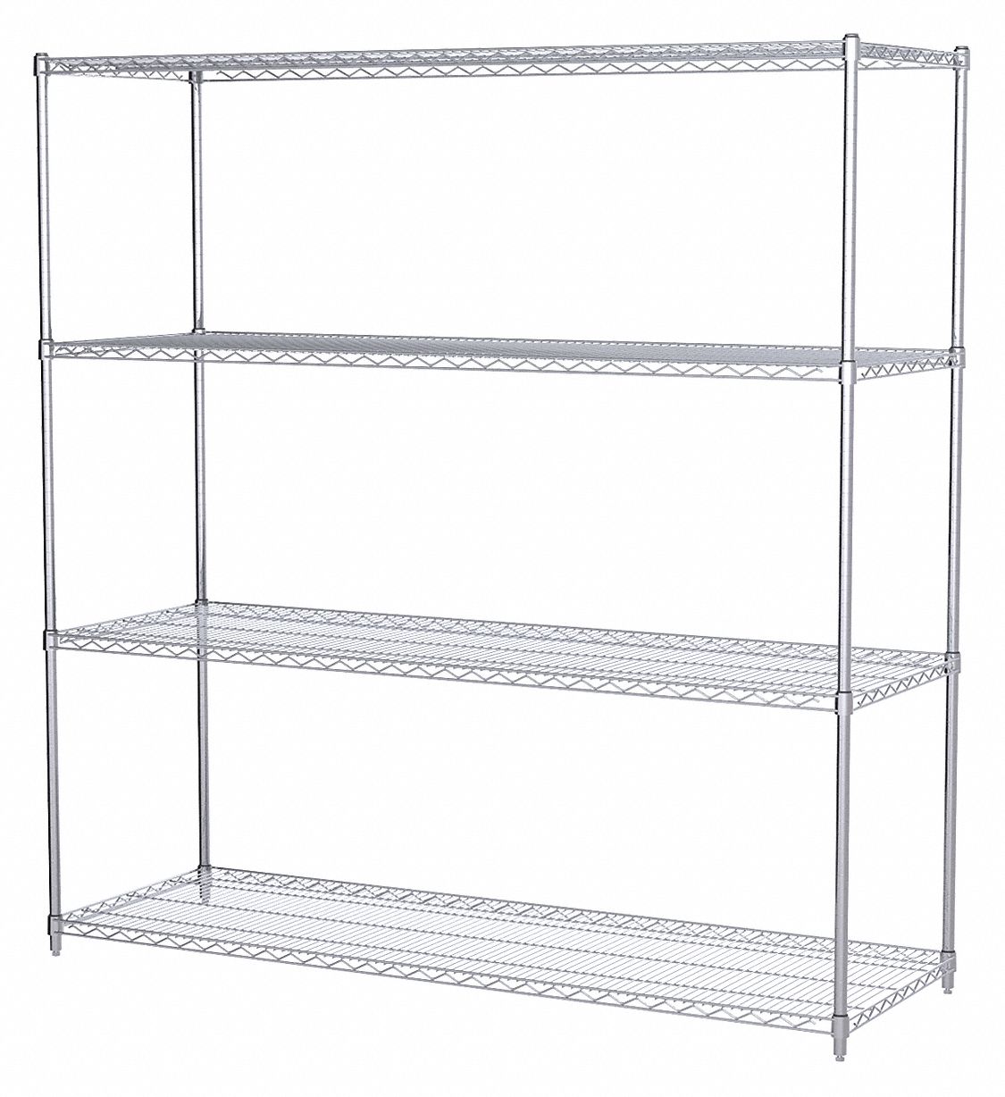 Wire Shelving Unit 24 x72 x74 4-Shelf