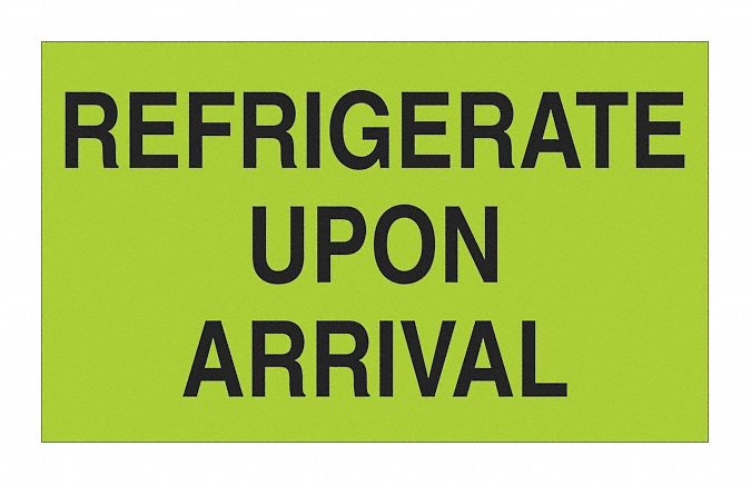 Climate Label, Refrigerate 3x5": 500 PK