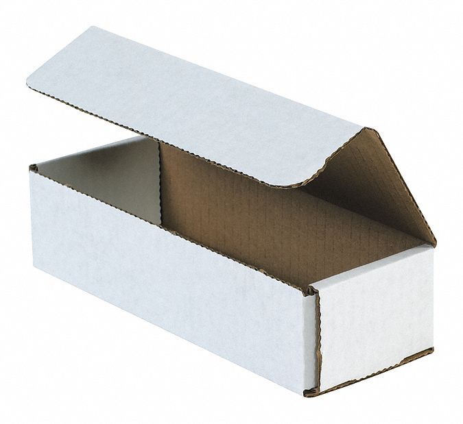 LITERATURE MAILER, 16 X 4 X 4 IN, WHITE, 32 ECT, CORRUGATE, SINGLE WALL, 50 PK