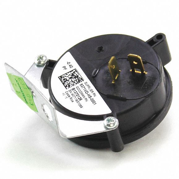 Air Pressure Switch, -0.40" WC: Fits Goodman Brand, Universal