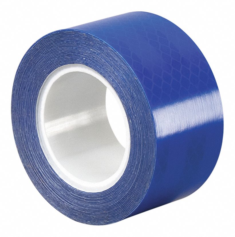 Reflective Tape,Blue,2.25"x50 yd. Grainger