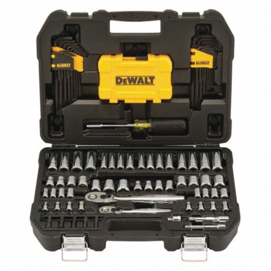 DEWALT 108 Total Pcs Sockets and Accessories Wrenches Mechanics