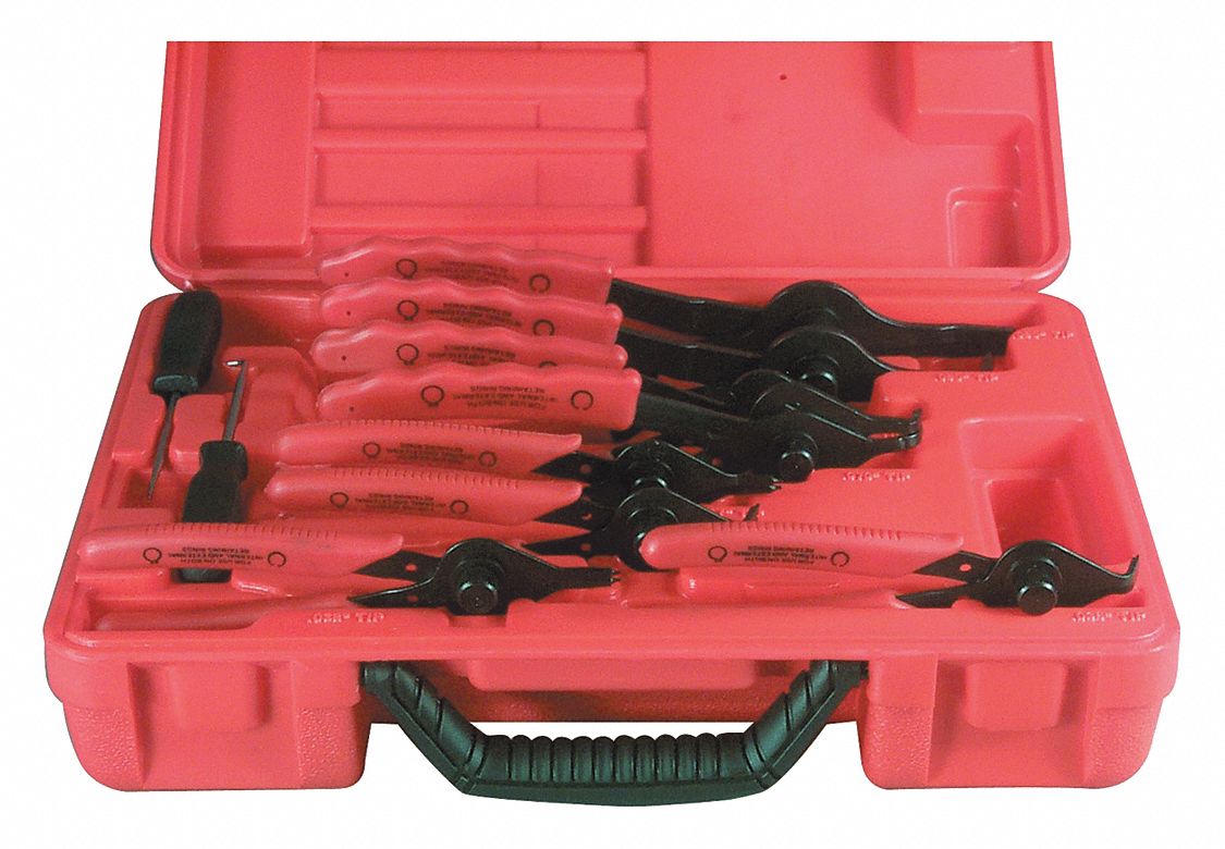 thumbnail interactive-video image 1 of Used Titan 18402 4-In-1 Combination Internal/External Snap Ring Plier Set GHA-137 For Sale In Pre 1 of 1