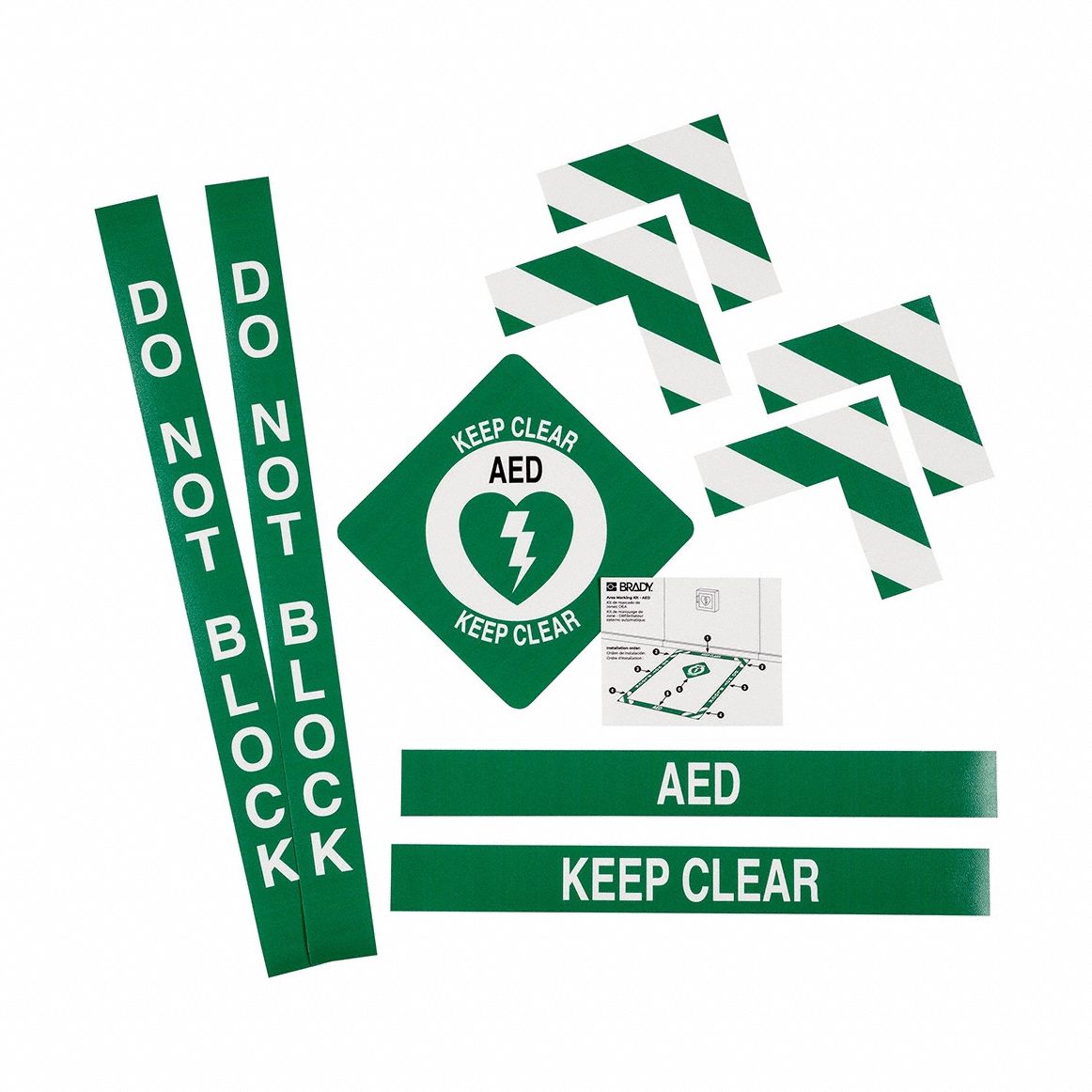 Floor Marking Kit Green/White