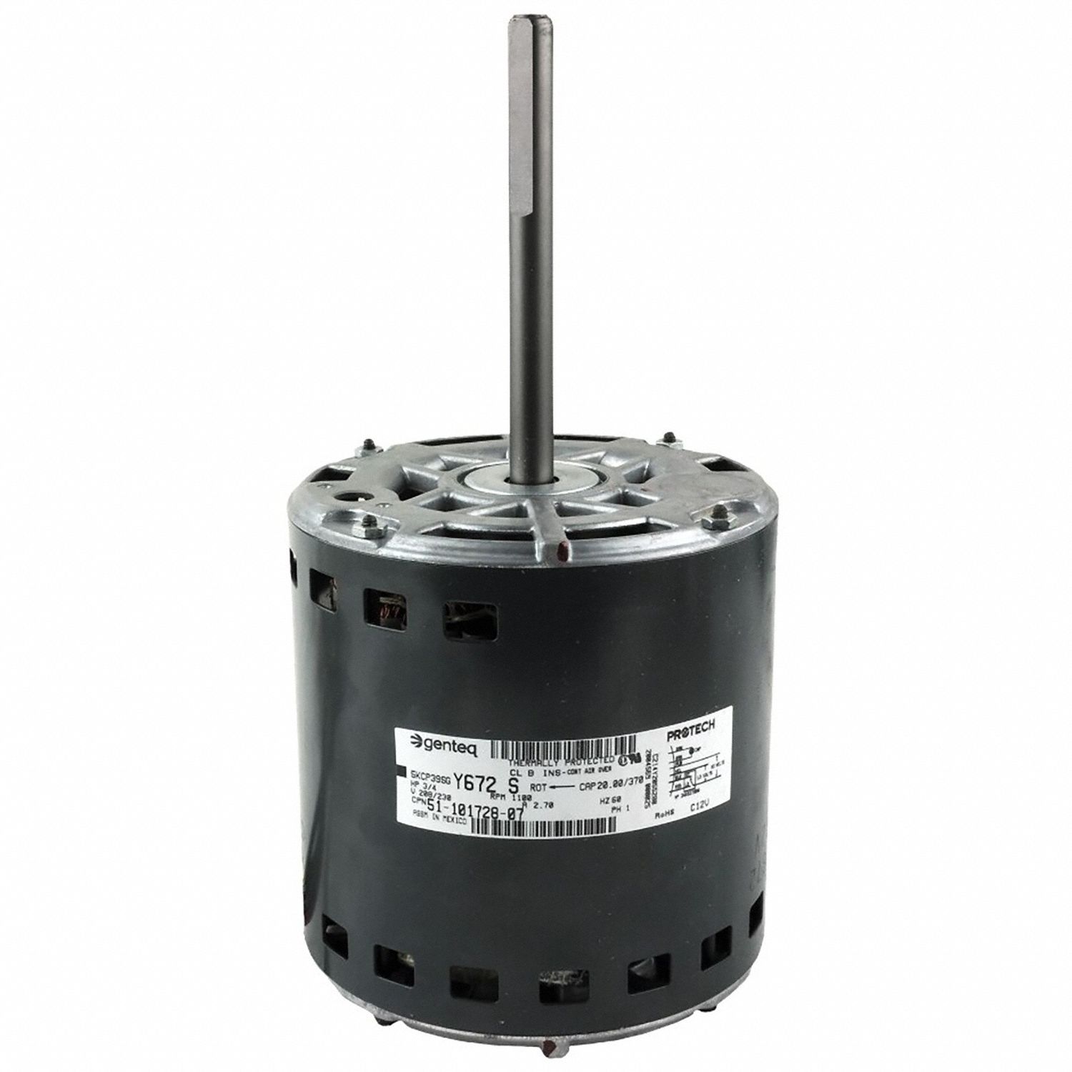 OEM Replacement Motor: RUUD/Weatherking, 51-101728-07