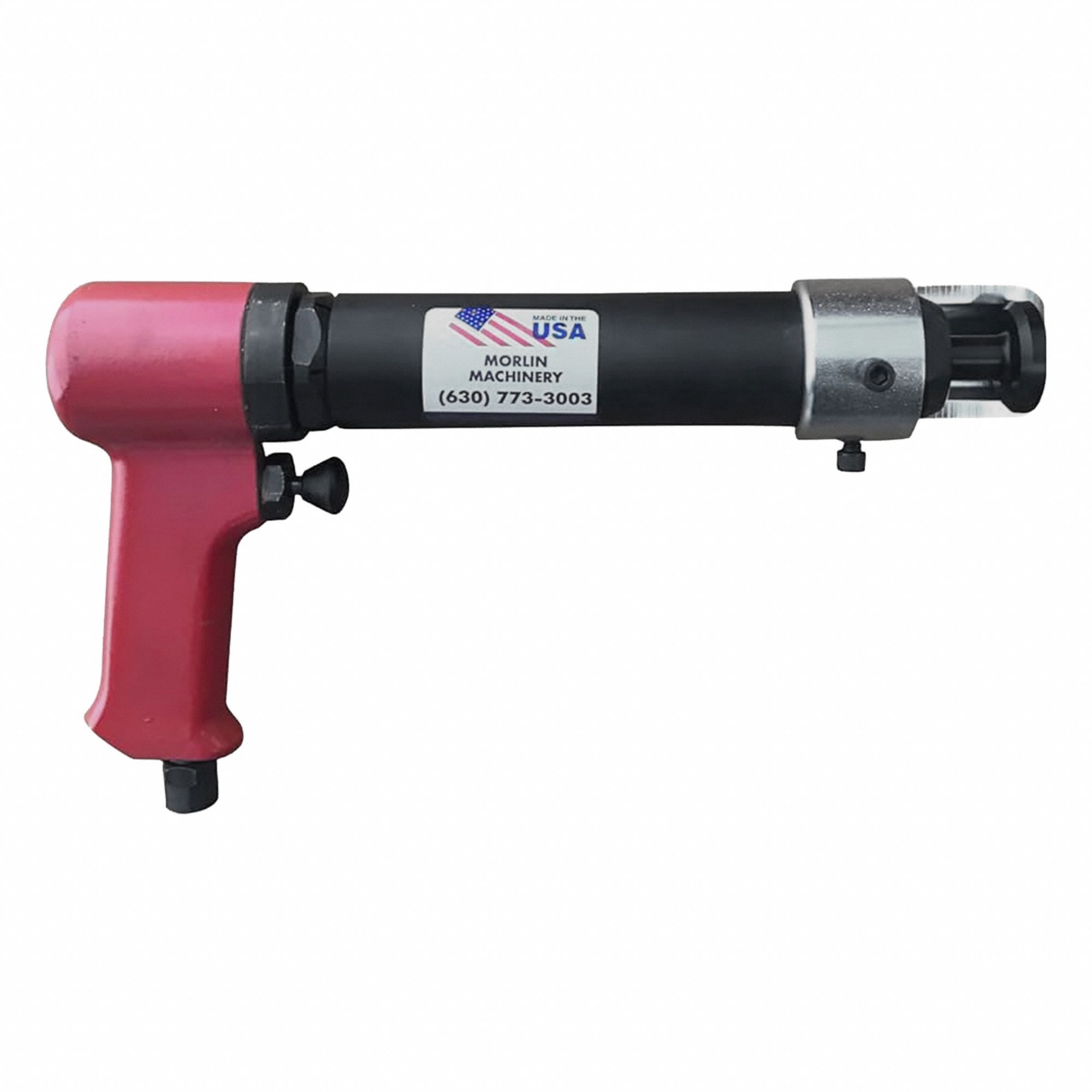 Air Hammer: 0.5 in Shank Size, 1/2 in Stroke Lg, 3, 000 bpm Blows per Minute, Round, Bare Tool
