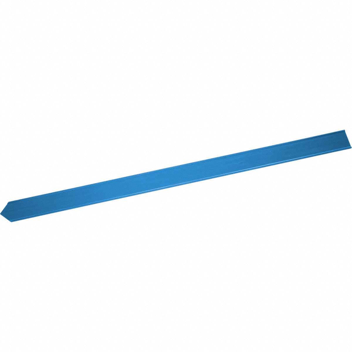 Marking Stake: Polyester, 3 3/4 in Post Wd, Point Post End, Blue, 0 Reflective Sides, Blue
