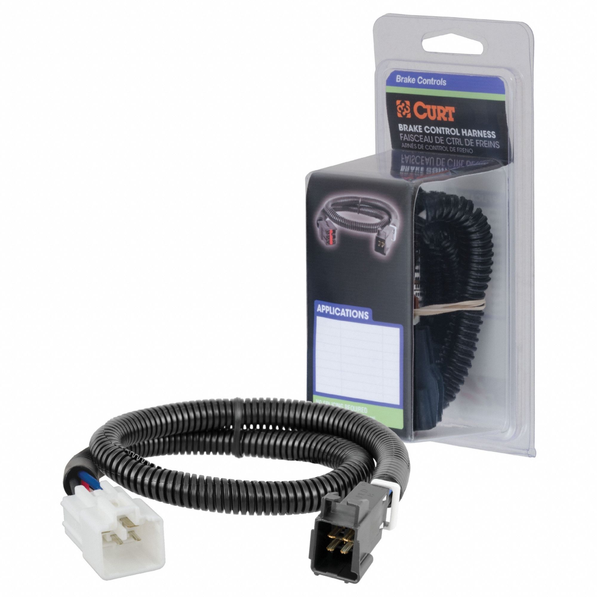 Brake Control Harness: Pre-Wired, 24 in Overall Lg, 1 in Overall Wd, 1 in Ht