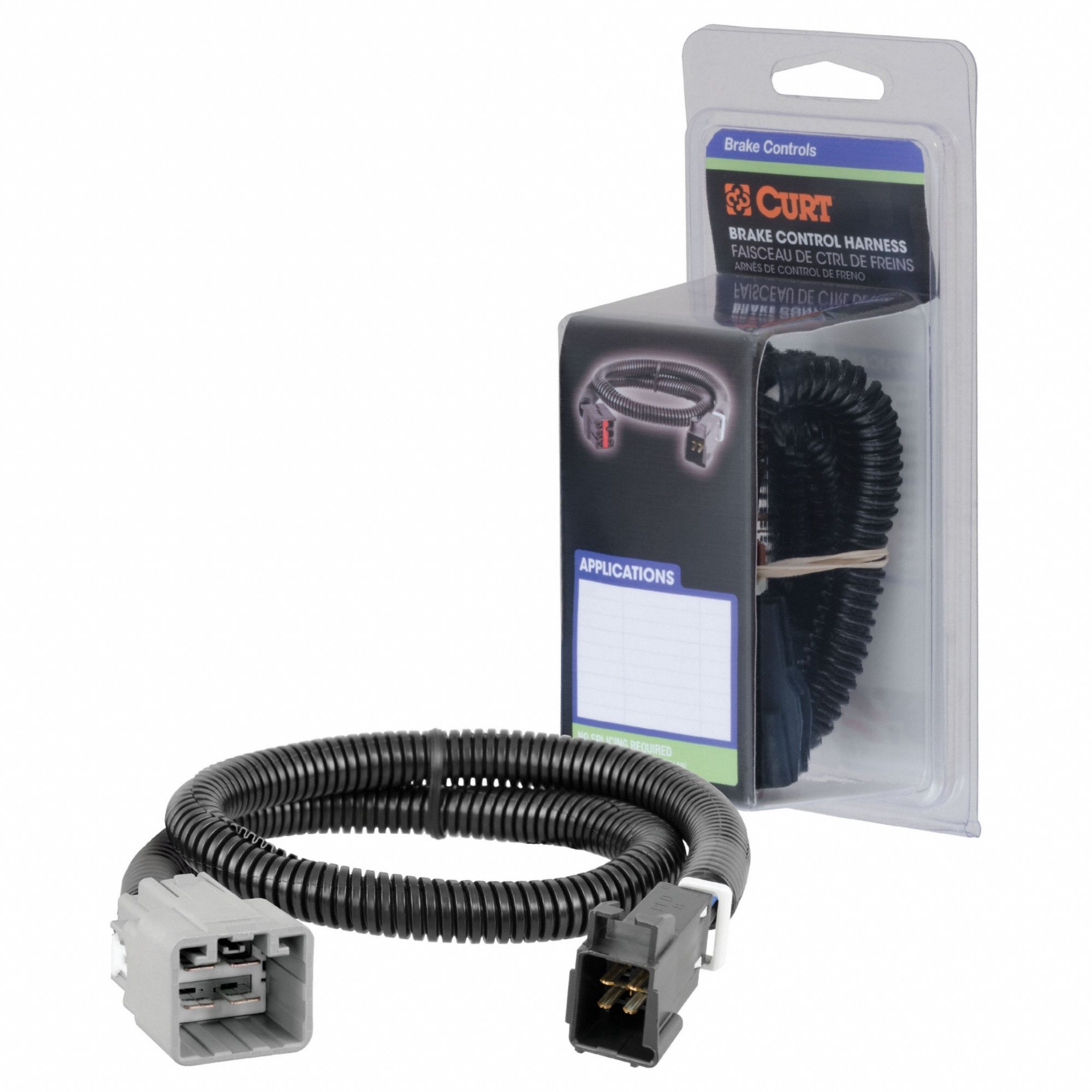 Brake Control Harness: Pre-Wired, 24 in Overall Lg, 1 in Overall Wd, 1 in Ht