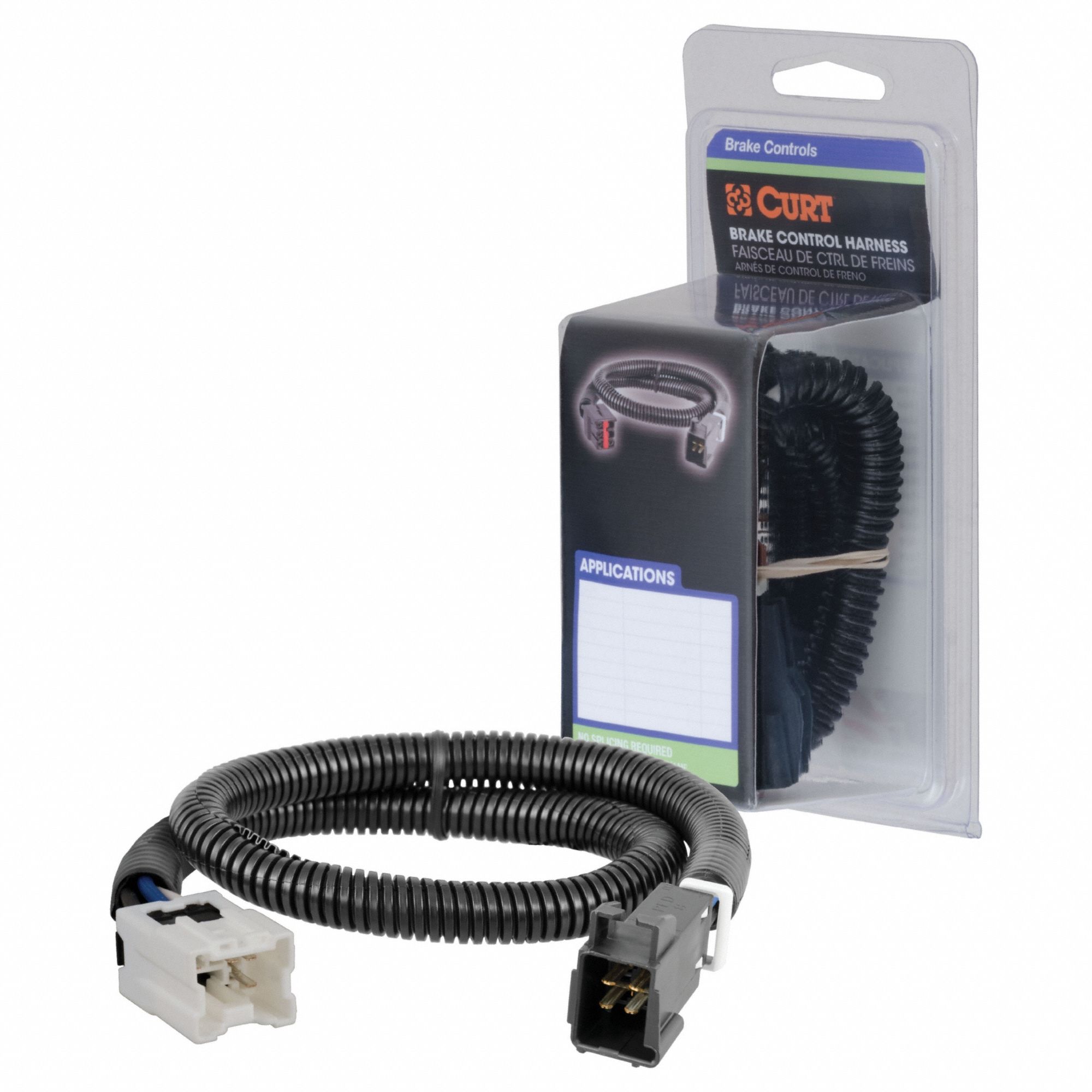 Brake Control Harness: Pre-Wired, 24 in Overall Lg, 1 in Overall Wd, 1 in Ht