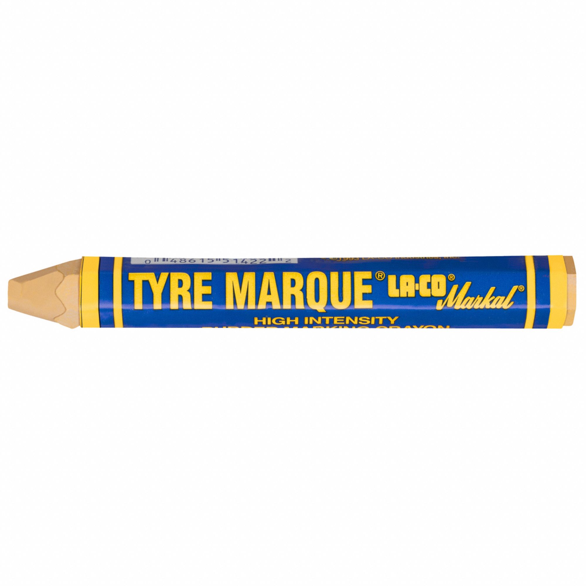 MARKAL, Tire Crayon, Yellow, Tire Marking Crayon 5DYU951421 Grainger