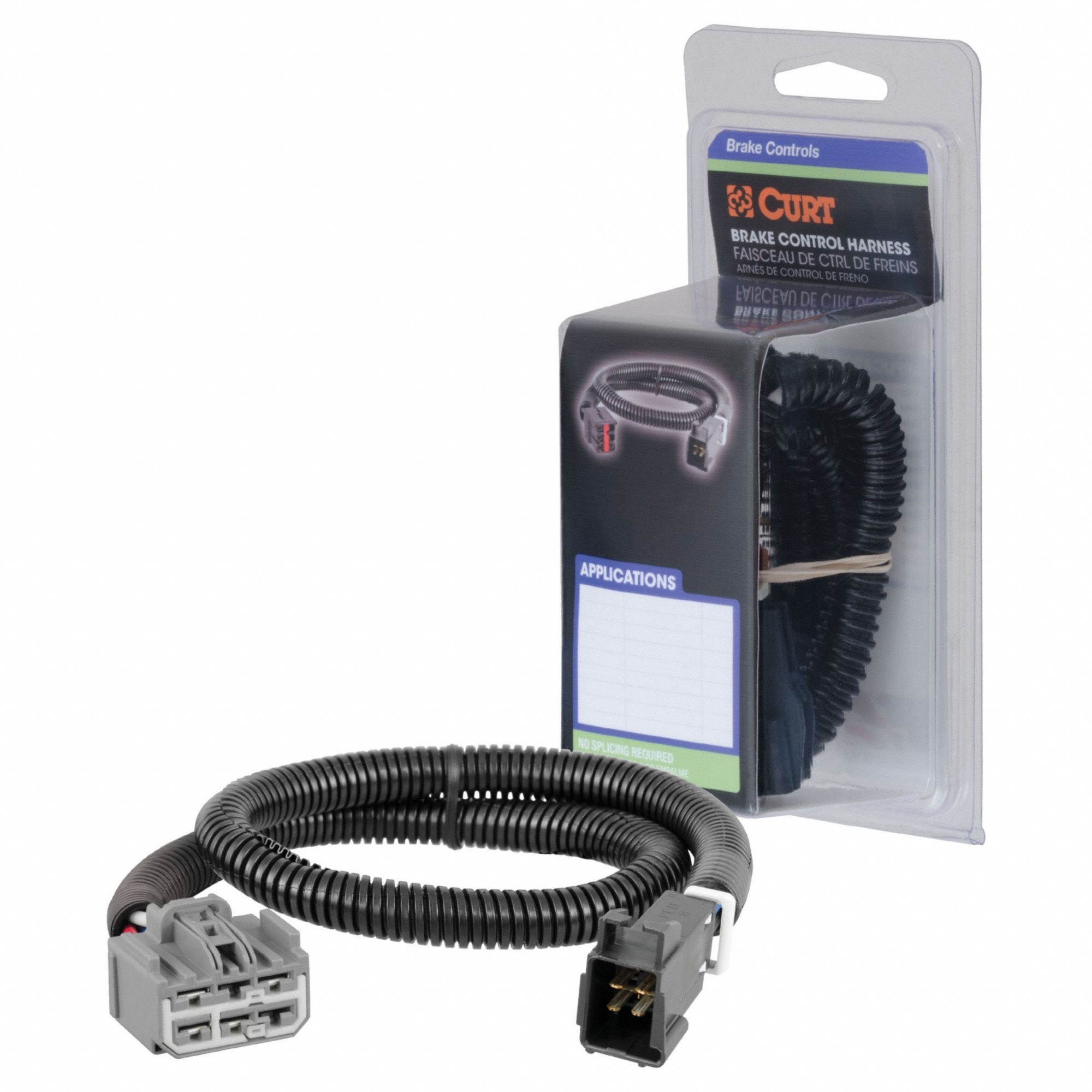 Brake Control Harness: Pre-Wired, 24 in Overall Lg, 1 in Overall Wd, 1 in Ht