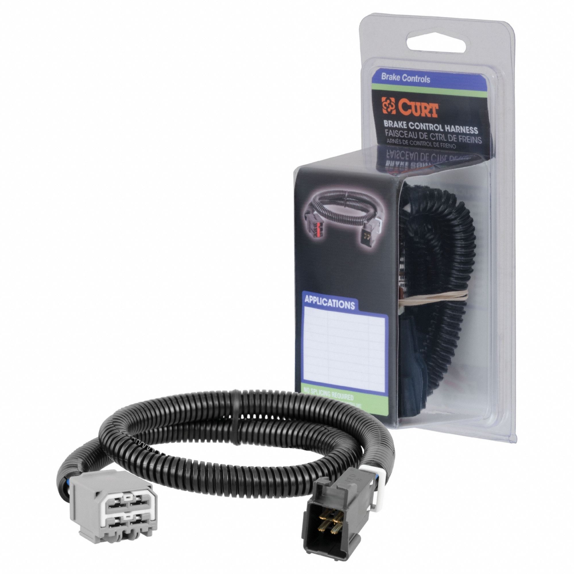 Brake Control Harness: Pre-Wired, 24 in Overall Lg, 1 in Overall Wd, 1 in Ht