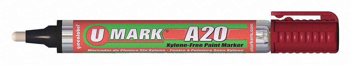 SolidPaintMarker, 5-5/8inL, Red, Paint