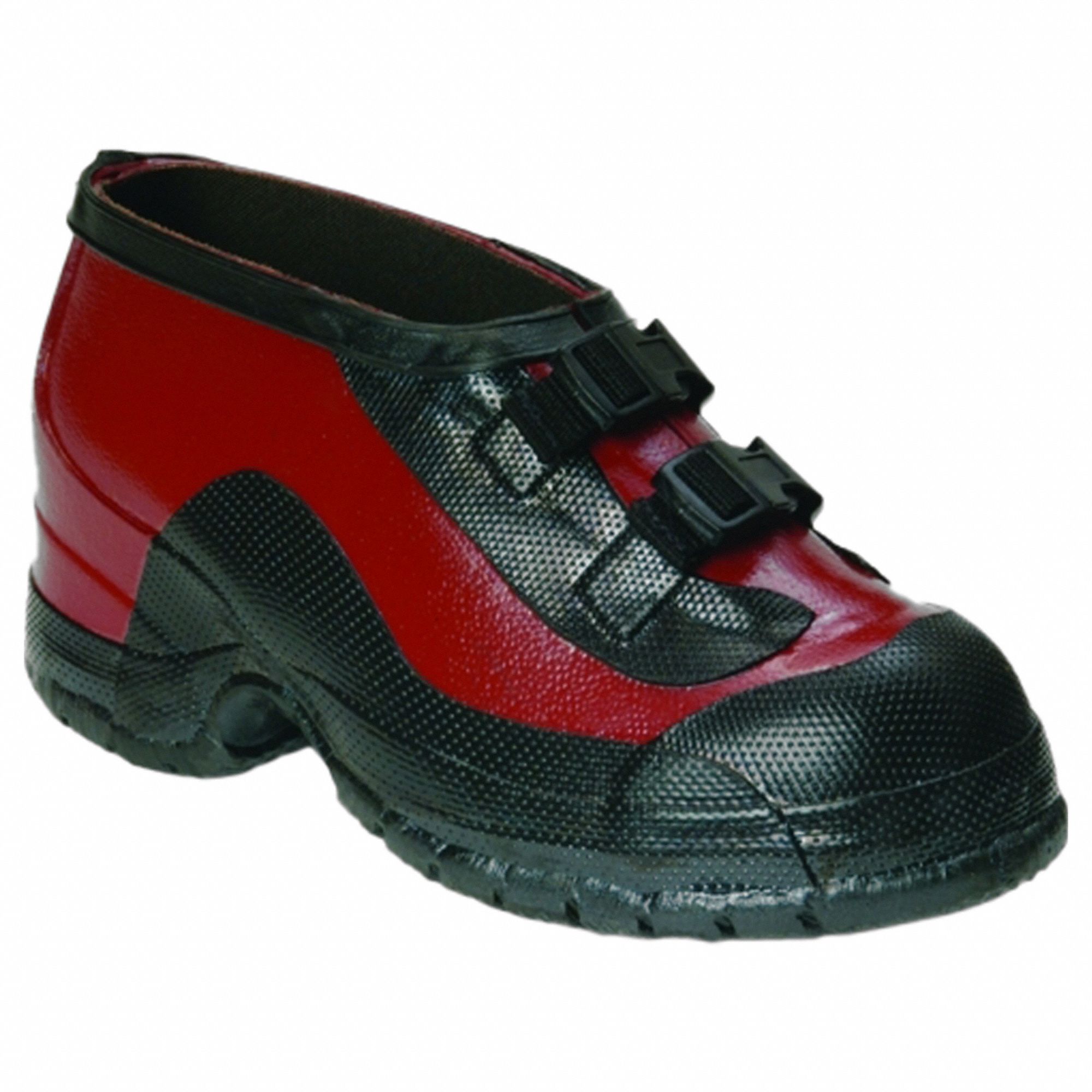 Overboot: Black/Red, Ankle Shoe, 10 to 11 Shoe Size, 1 PR