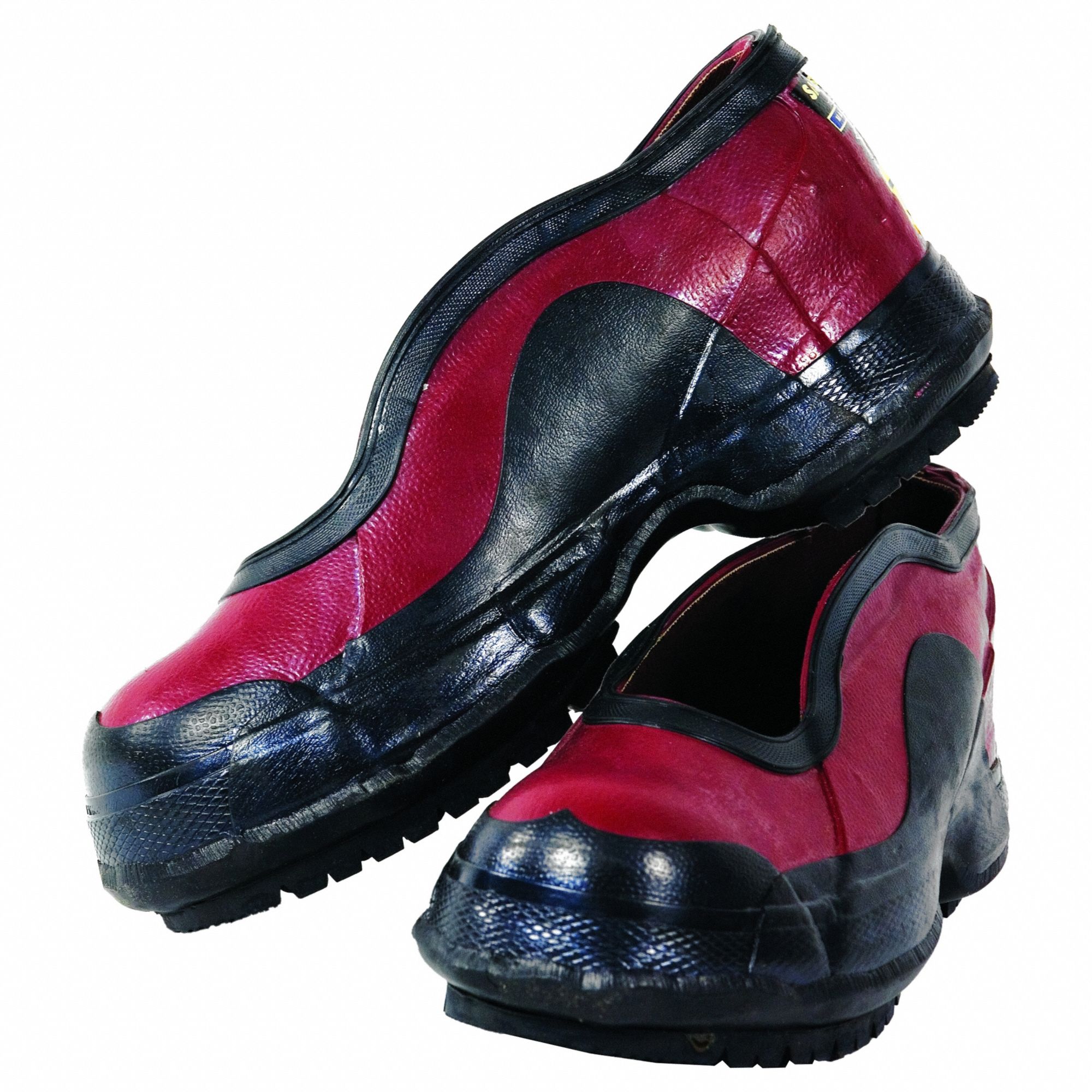 Overboot: Black/Red, Ankle