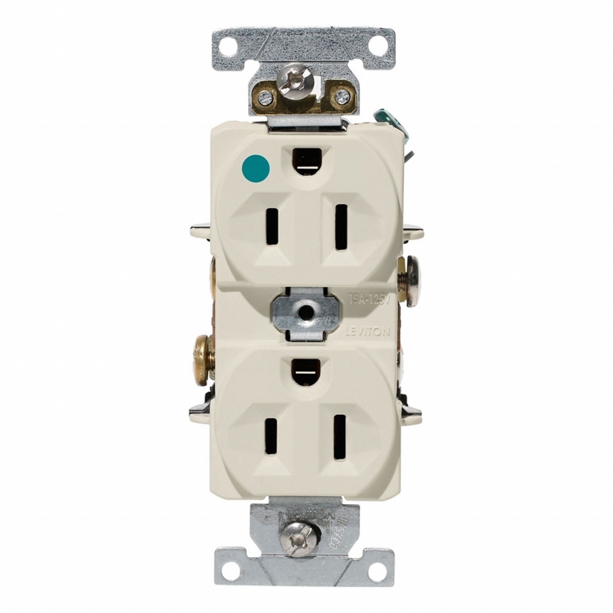 Dup HG 15A 125V Self-Gr LtAl