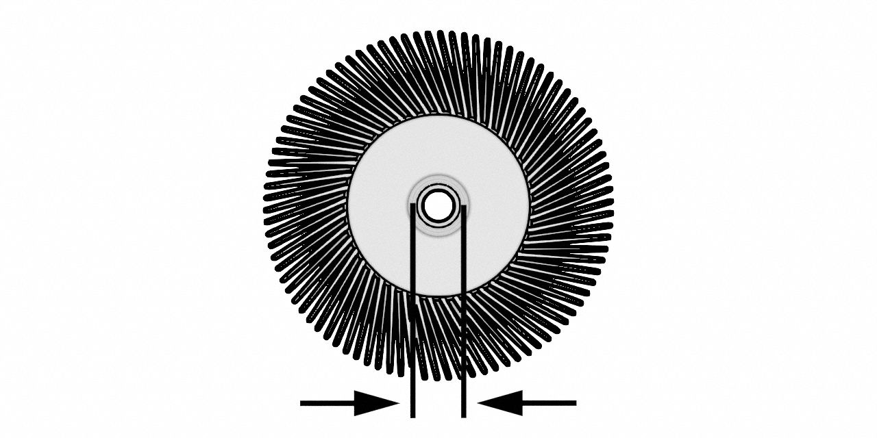SCOTCH-BRITE, Type C, 6 in Dia x 7/16 in Wd, Wire Wheel - 1ED47 ...