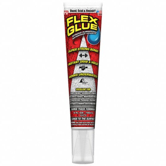 FLEX SEAL, Rubber Sealant Glue Tube,6 oz. - 515Z15|GFSTANR06 - Grainger