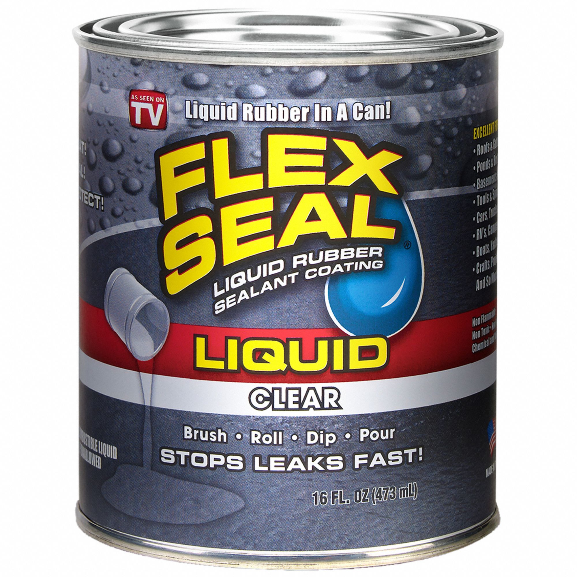 Liquid Rubber Sealant Clear 16 oz.