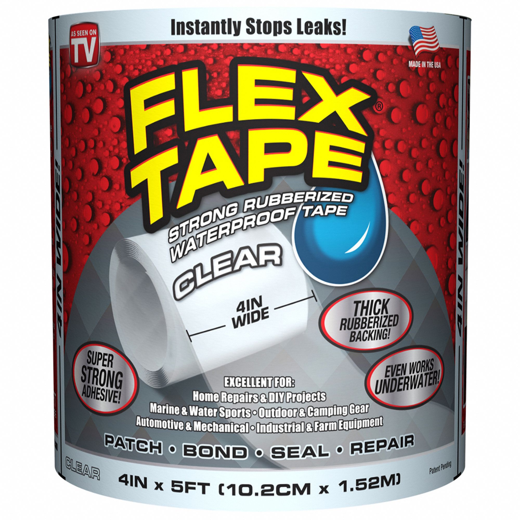 Rubberized Tape Clear 4 