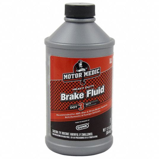 DOT 3 Heavy Duty Brake Fluid,12 oz. 515Z30M4412/12 Grainger