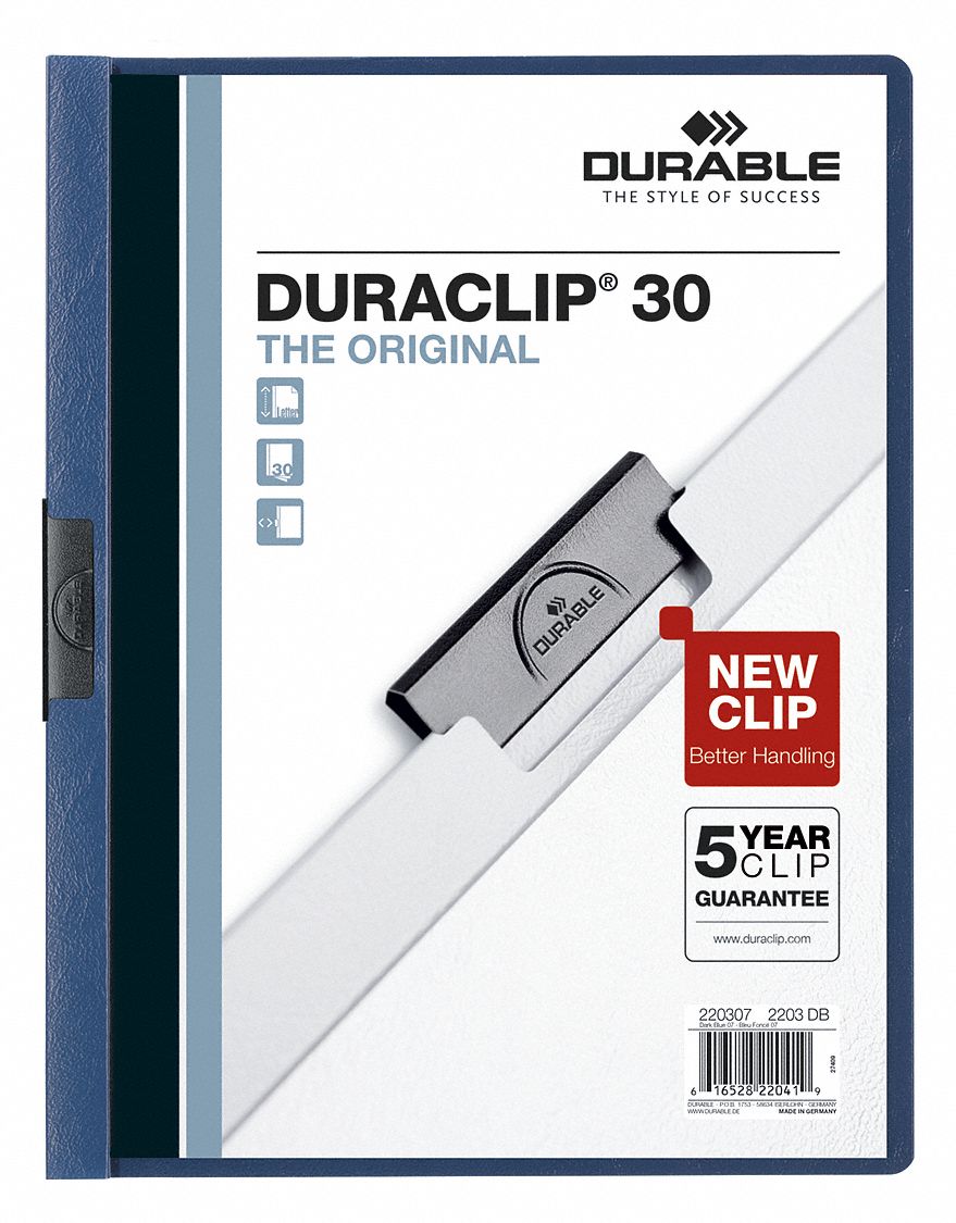 Report Cover, 30 Sh, Ltr, Dk Blue, PK25