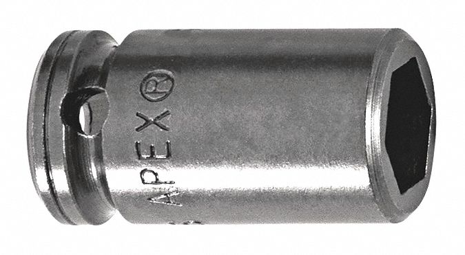 Socket 1/4 Sq Dr 7mm Hex 22.2mm OAL